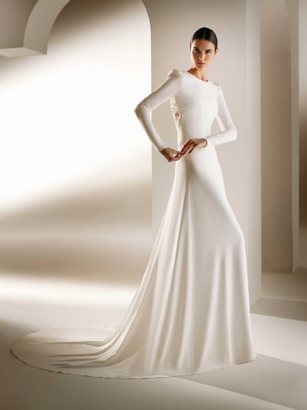 absorción deuda Prestigioso Thelma – Vestidos de novia baratos | Pronovias Granada